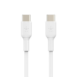 Кабель Belkin USB-С - USB-С, PVC, 1m, white (CAB003BT1MWH)