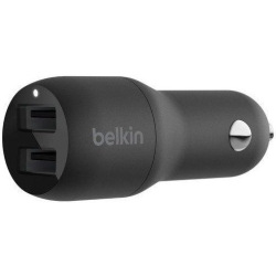 Автомобільний ЗП Belkin Car Charger 24W Dual USB-A, USB-A - MicroUSB, 1m, black (CCE002BT1MBK)