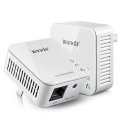 Адаптер Powerline TENDA P200, 200Mbit (2шт в уп), 1xFE (P200-KIT)