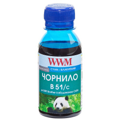 Чорнило для Brother DCP-T300 WWM B51  Cyan 100г B51/C-2