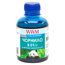 Чорнило для Brother DCP-T300 WWM B51  Cyan 200г B51/C