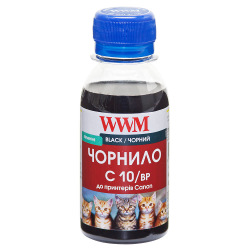 Чорнило WWM C10 Black для Canon 100г (C10/BP-2) пігментне