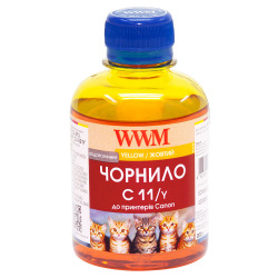 Чорнило WWM C11 Yellow для Canon 200г (C11/Y) водорозчинне