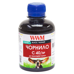 Чернила WWM C40 Black для Canon 200г (C40/BP) пигментные