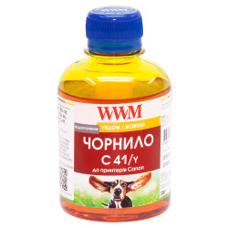 Чернила WWM C41 Yellow для Canon 200г (C41/Y) водорастворимые