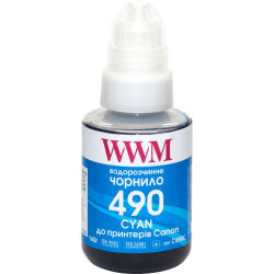 Чорнило WWM GI-490 Cyan для Canon 140г (C490C)