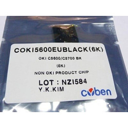 Чип для OKI C 5700 Hanp Cyben  Black COKI5600B