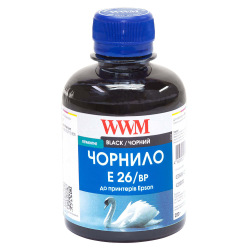 Чорнило WWM E26 Black для Epson 200г (E26/BP) пігментне