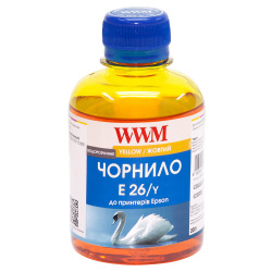 Чернила WWM E26 Yellow для Epson 200г (E26/Y) водорастворимые