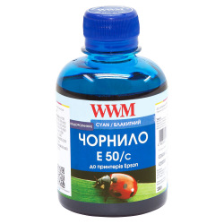 Чорнило для Epson Stylus Photo RX640 WWM E50  Cyan 200г E50/C