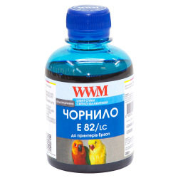 Чорнило WWM E82 Light Cyan для Epson 200г (E82/LC) водорозчинне