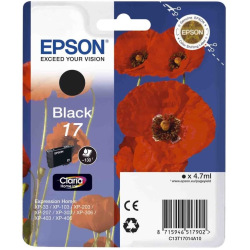 Картридж для Epson Expression Home XP-306 EPSON 17  Black C13T17014A10