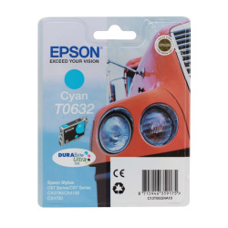 Картридж для Epson Stylus C87 Plus EPSON T0632  Cyan C13T06324A