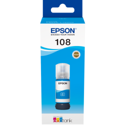 Чернила Epson 108 Cyan (Синий) (C13T09C24A) 70мл