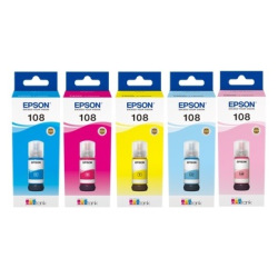 Чернила для Epson EcoTank L18050 EPSON  C/M/Y/LC/LM 5шт x 70мл SET180C/M/Y/LC/LM