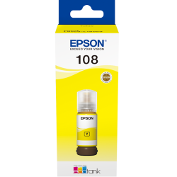 Чернила Epson 108 Yellow (Желтый) (C13T09C44A) 70мл