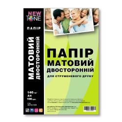 Фотопапір NEWTONE матовий двохсторонній 140Г/м кв, А4, 100л (MD140.100N) для HP DeskJet 9650