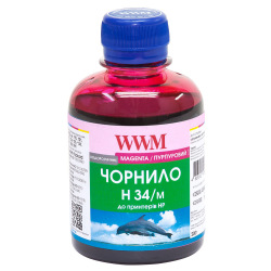 Чорнило WWM H34 Magenta для HP 200г (H34/M) водорозчинне