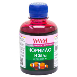 Чорнило для СНПЧ WWM H35 Magenta для HP 200г (H35/M) водорозчинне