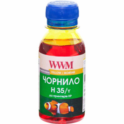 Чорнило для СНПЧ WWM H35 Yellow для HP 100г (H35/Y-2) водорозчинне