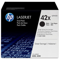 Картридж для HP LaserJet 4250 HP 2 x 42X  Black Q5942XD