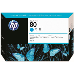 Картридж для HP Designjet 1050 HP 80 350ml  Cyan C4846A