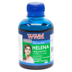 Чернила WWM HELENA Cyan для HP 200г (HU/C) водорастворимые