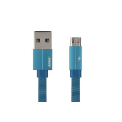 Кабель Remax Kerolla MicroUSB Data/Charge 1M, blue (RC-094M1M-BLUE)