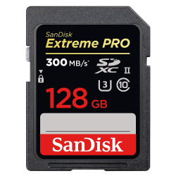 Карта памяти SanDisk 128GB SDXC C10 UHS-II R300/W260MB/s Extreme Pro (SDSDXPK-128G-GN4IN)