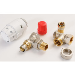 Комплект термостатический Danfoss RAS-C2 + RA-N + RLV-S 1/2 ", угловой (013G2219)