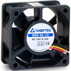 Корпусний вентилятор CHIEFTEC Thermal Killer AF-0625S,60мм,2200 об/хв,3pin/Molex,23dBa (AF-0625S)