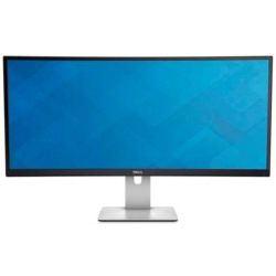 Монитор LCD 34" DELL U3415W HDMI, DP, mDP, MHL, 4xUSB3.0, Audio, MM, IPS, CURVED, 3440x1440, 21:9 (210-ADYS)