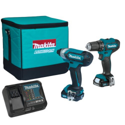 Набор инструментов Makita CLX224SA CXT 12Vmax (DF333DZ, TD110DZ, DC10SB, BL1021Bx2) (CLX224SA)