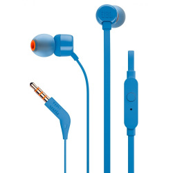 Наушники JBL T110 Mic Blue (JBLT110BLU)