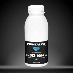 Тонер PRINTALIST для OKI универсальный 100г Cyan (Синий) (OKI-100-C-PL)