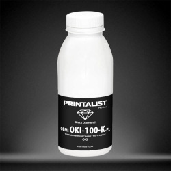 Тонер для OKI C 3400 PRINTALIST  Black 100г OKI-100-K-PL