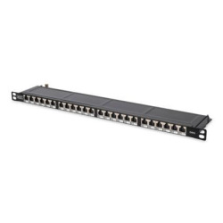 Патч-панель DIGITUS 19" 0.5U, 24xRJ45, CAT 6 STP зібрана (DN-91624S-SL-SH)