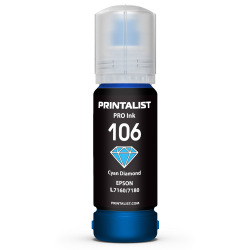 Чернила PRINTALIST 106 Cyan для Epson 70г (PL106C)