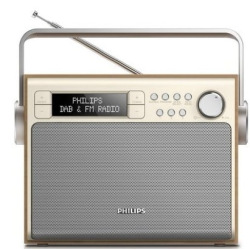 Портативный радиоприемник Philips AE5020 Wood FM/DAB+ LCD/подсвет. 3Вт (AE5020/12)