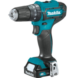 Шуруповерт Makita аккумуляторный 10.8В, 1.5 Ач, 0 - 450/0 - 1.700 мин-1, 1.2 кг (HP333DWYE)