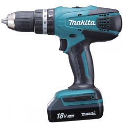 Шуруповерт-дрель Makita аккумуляторный, 18В G-battery, 1,5Аг, 42/24Нм (DF457DWE)