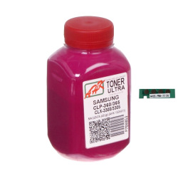 Тонер та Чіп для Samsung CLP-368 АНК  Magenta 40г 1505415