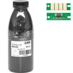 Тонер та Чіп для Ricoh Aficio SP200S АНК  Black 60г 3202555