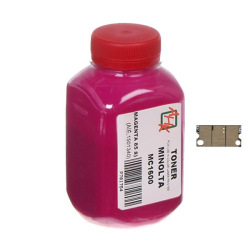 Тонер и Чип для Konica Minolta Magenta (A0V30CH) АНК  Magenta 85г 1501342