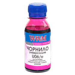 Чернила WWM U06 Magenta для Canon/HP/Lexmark 100г (U06/M-2) водорастворимые