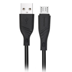 Кабель Maxxter micro USB 2.0 A-папа/Micro B-папа, 2 м, 2.4А (UB-M-USB-02-2m)