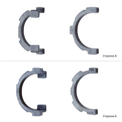 Втулка тефлонового вала BASF (BASF-JC61-02334A/35A) комплект для Samsung ML-2850D