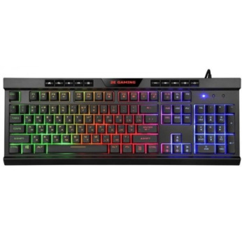 Клавіатура ігрова 2E GAMING KG300 LED USB Black Ukr (2E-KG300UB)