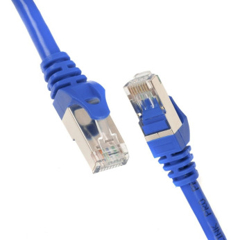 Патч-корд 2E Cat 5e,UTP,RJ45, 26AWG ,7/0.16 CCA, 0.20m, PVC,,Blue (2E-PC5ECA-020BL)