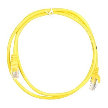 Патч-корд 2E Cat 5e,UTP,RJ45, 26AWG ,7/0.16 CCA, 1.20 m, PVC,Yellow (2E-PC5ECA-120YLW)